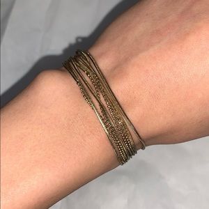Gold layered bracelet